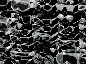 Basemesh Eyeglasses Collection Model 3D