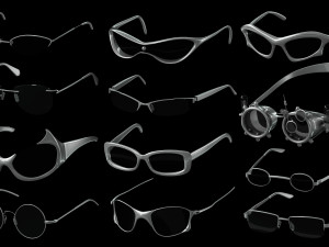 Basemesh Eyeglasses Collection Modèle 3D