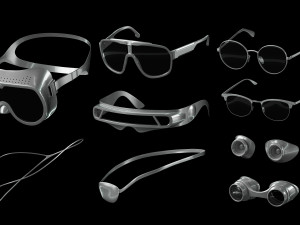 Basemesh Eyeglasses Collection Modèle 3D