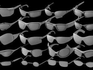 Basemesh Eyeglasses Collection Modèle 3D
