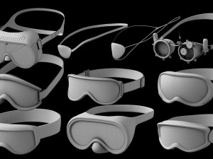 Basemesh Eyeglasses Collection Modèle 3D