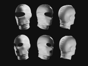 Basemesh Mask Bandama Headwear Collection 3D Model