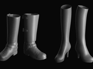 Basemesh Shoes Collection 3D Model
