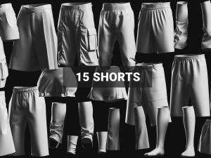 Basemesh Short Collection 3Dモデル