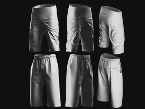 Basemesh Short Collection Model 3D