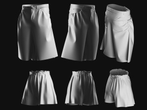 Basemesh Short Collection Model 3D