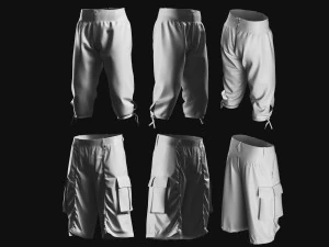 Basemesh Short Collection 3D Model