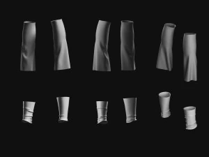 Basemesh Short Collection 3D Model