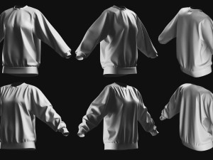 Basemesh Sweater Collection 3D 模型