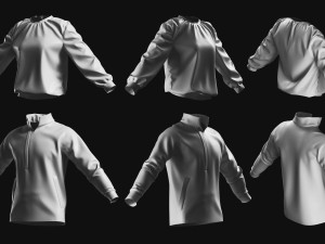 Basemesh Sweater Collection 3D 模型
