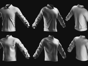 Basemesh Sweater Collection 3D 模型