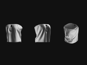 Basemesh Vest Jacket Collection 3D Model