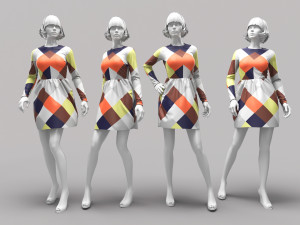 Woman Mannequin 1 3D 모델