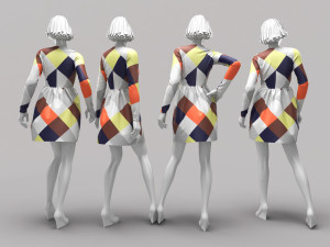 Woman Mannequin 1 Modelo 3D