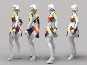 Woman Mannequin 1 3D Model
