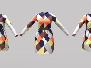 Female Clothing 01 3D Model