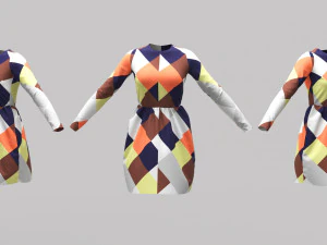 Abbigliamento femminile 01 Modello 3D