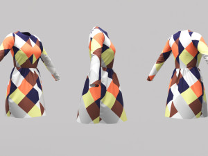 Female Clothing 01 3D Модель