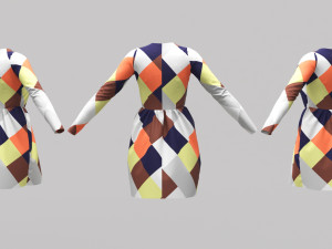 Female Clothing 01 3D Модель