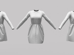 Female Clothing 01 3D Модель