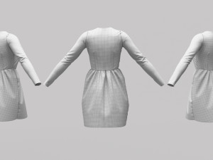 Female Clothing 01 3D Модель