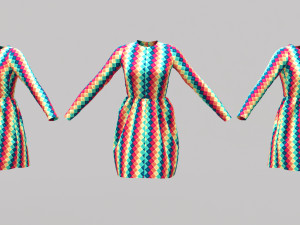 Female Clothing 01 3D Модель