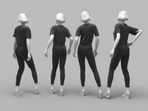 Woman Mannequin 2 3D Model