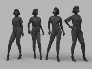 Woman Mannequin 2 3D Model