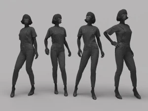 Woman Mannequin 2 3D Model