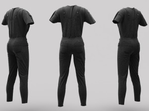 Female Clothing 02 3D Модель