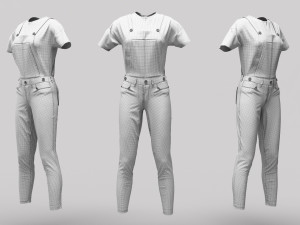Female Clothing 02 3D Модель