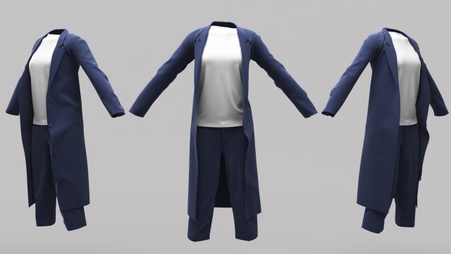 Female Clothing 03 Modelo 3D .c4d .max .obj .3ds .fbx .stl .blend 