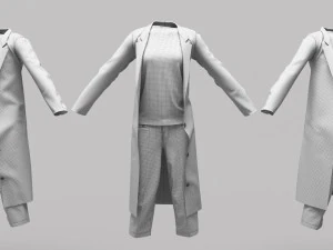 Female Clothing 03 3D Model