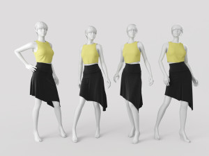 Woman Mannequin 4 3D 모델