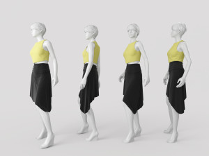 Woman Mannequin 4 3D Model