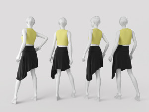 Woman Mannequin 4 3D Model