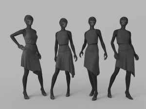 Woman Mannequin 4 3D Model