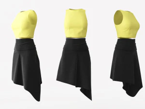 Жіночий одяг 04 3D Модель