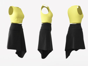 Female Clothing 04 3D 模型