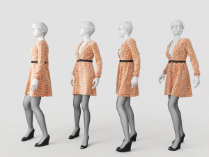 Woman Mannequin 5 3D Model