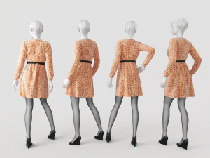 Woman Mannequin 5 3D Model