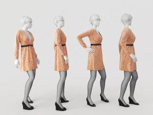 Woman Mannequin 5 3D Model