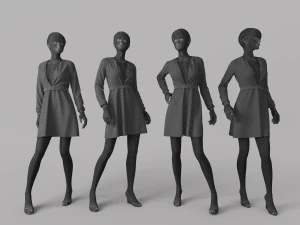 Woman Mannequin 5 3D Model