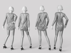 Woman Mannequin 6 Modello 3D