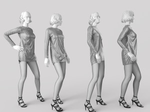 Woman Mannequin 6 Modelo 3D