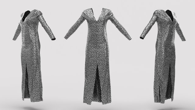 Female Clothing 07 3D 模型 .c4d .max .obj .3ds .fbx .stl .blend 