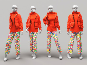 Woman Mannequin 8 3D 모델