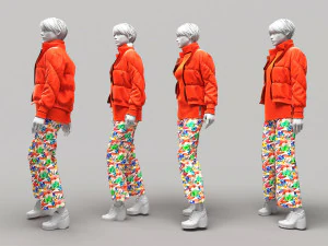 Woman Mannequin 8 3D Model