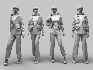 Woman Mannequin 8 3D Model