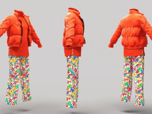 Female Clothing 08 Modelo 3D